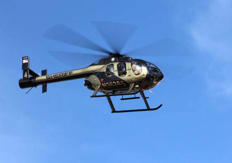 Our new helicopter an ex sheriff MD600N all the way from Alabama USA